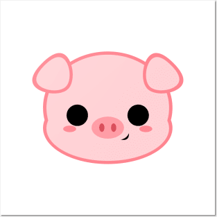 Cute Pig Posters and Art